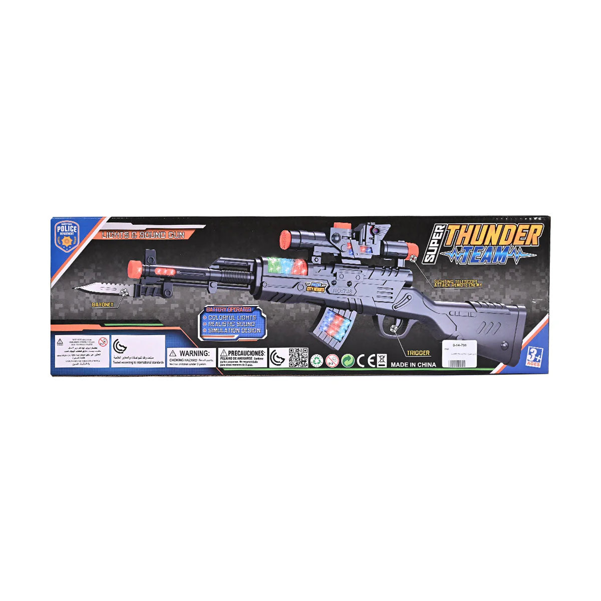 Super Thunder Team Gun For Kids