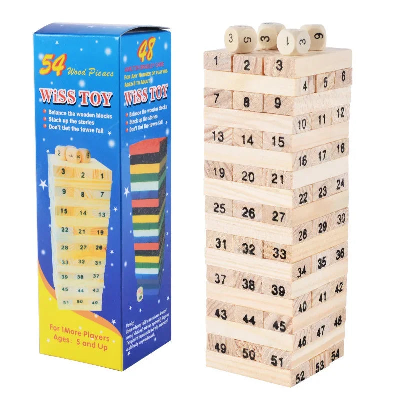 Stacking tower wooden