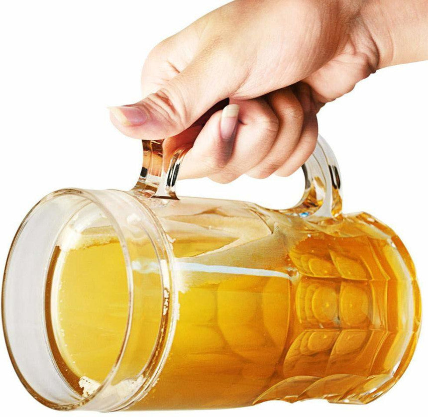 Decor Affair Frosty Beer Mug with Double Wall Freezing Gel