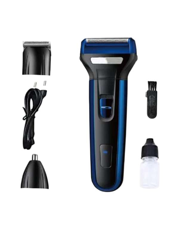 Geemy GM-566 3-in-1 Rechargeable Shaver and Trimmer Set.