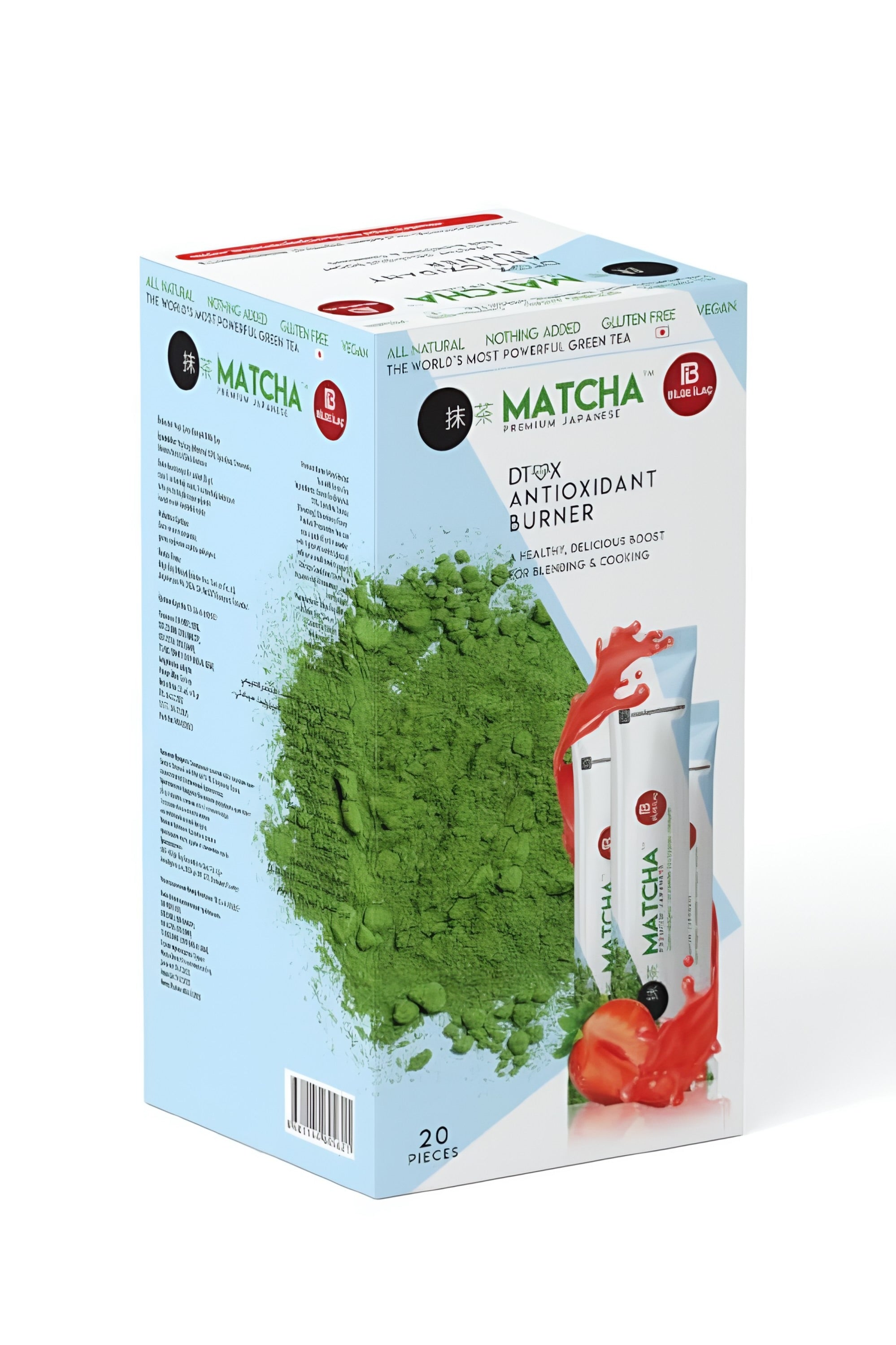 Strawberry Flavored Matcha Powder