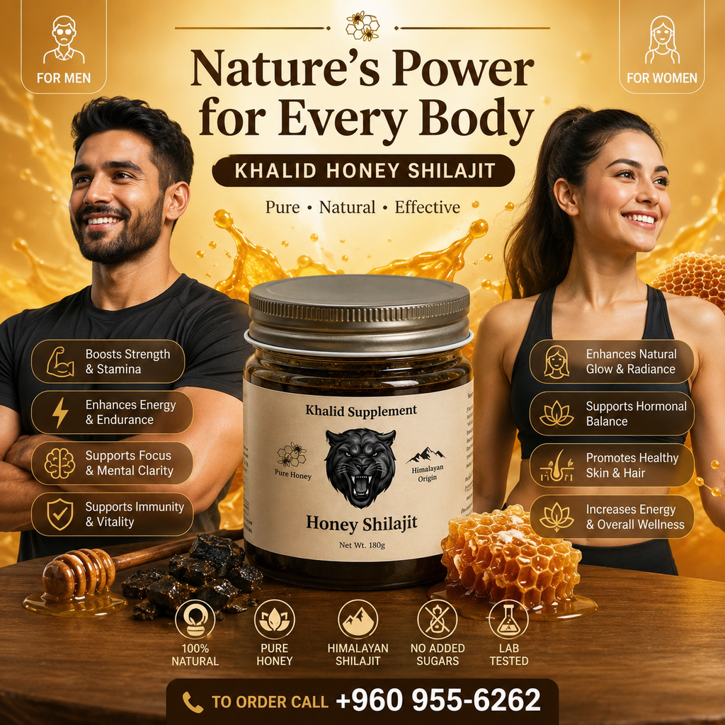 Khalid Supplement Honey Shilajit – Elevate Your Performance 180g