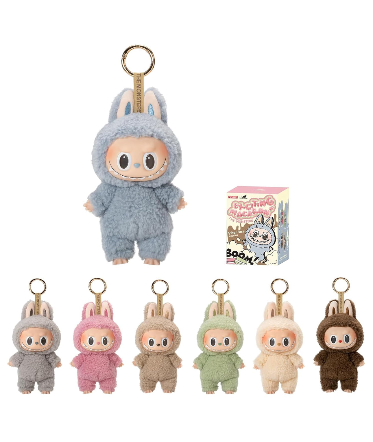 Labubu The Monsters - Tasty Macarons Vinyl Face Blind Box, Random Design Action Figures Collectible