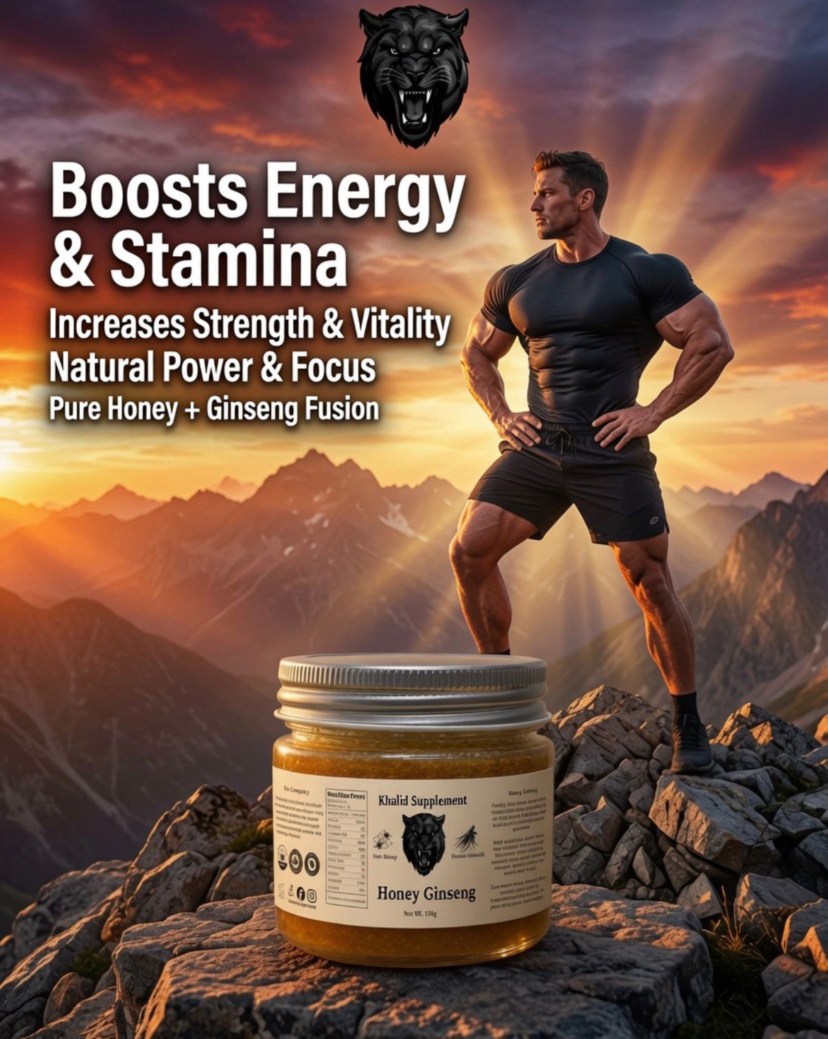 Khalid Supplement Honey Ginseng: Unearth Your Potential 180g